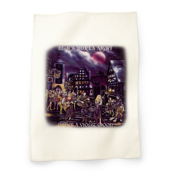 Under A Violet Moon Tea Towel