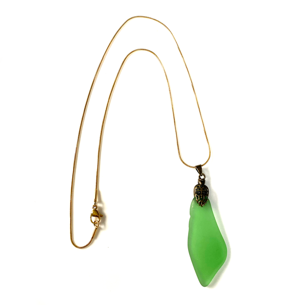 Sea Glass Pendant Necklace