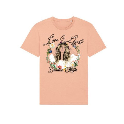 Candice Night Love & Light Peach Vintage Organic T-Shirt