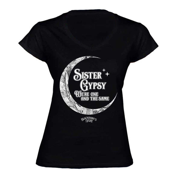 Sister Gypsy Black Ladies T-Shirt