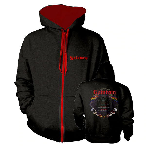 Rainbow black hoodie Clearance